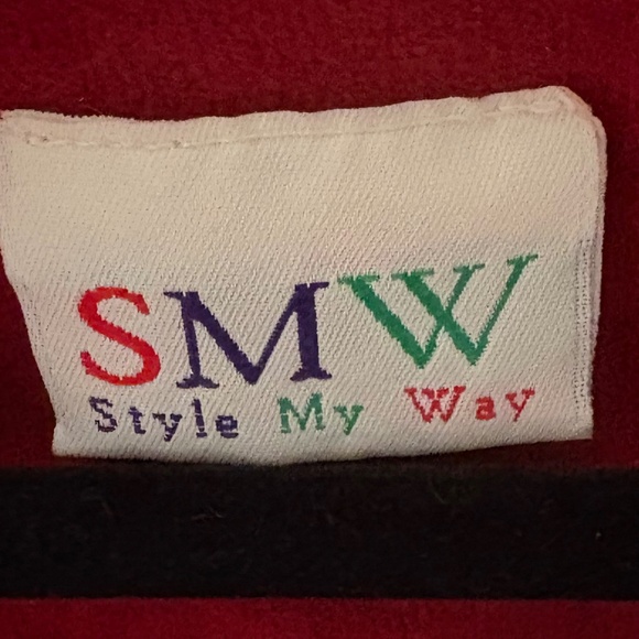 Maroon and black accented blazer - Picture 3 of 3